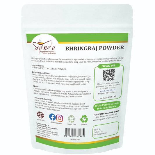 Pure Bhringraj powder for hair mask
