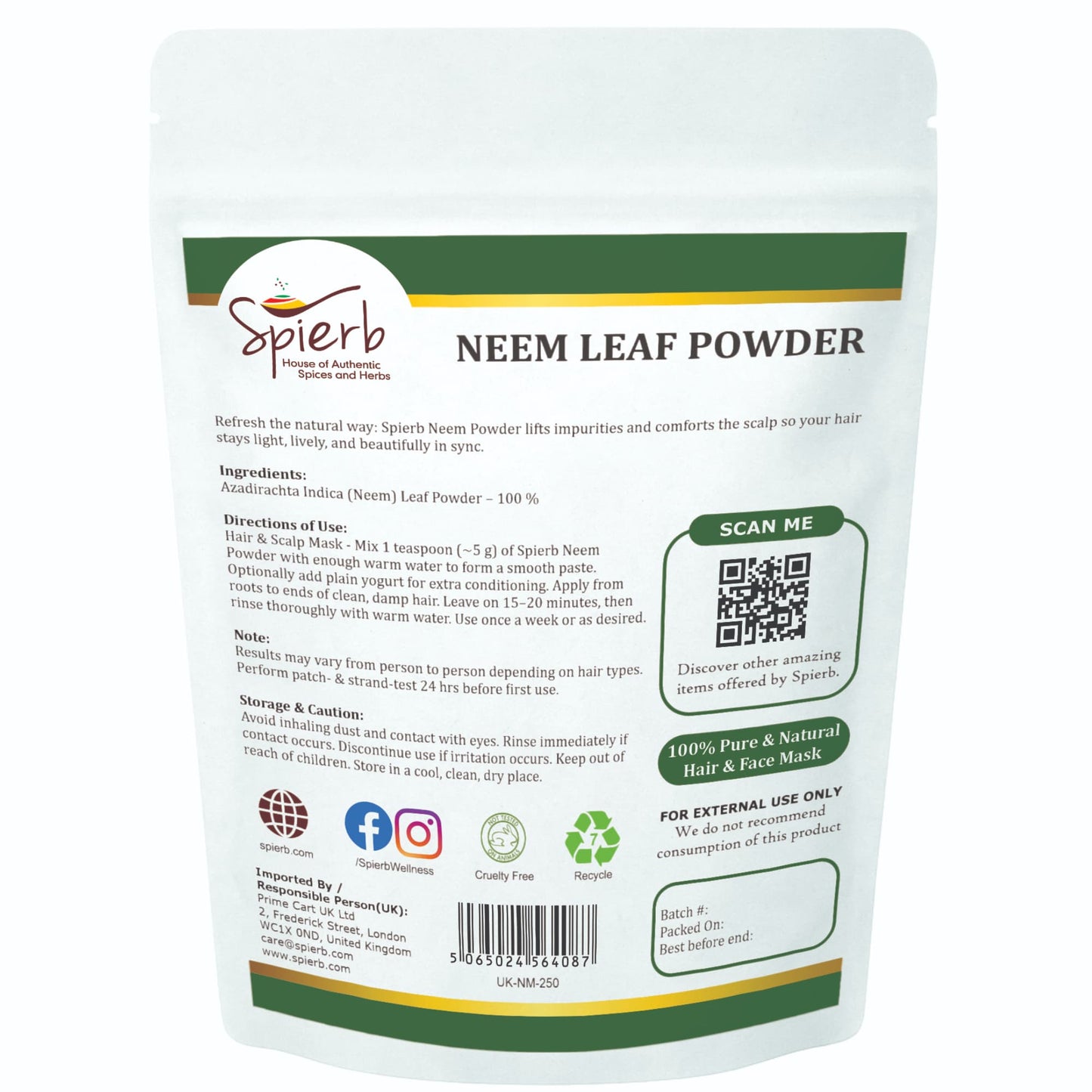 Spierb Neem Powder