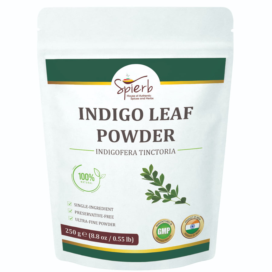 Traditional Ayurvedic preparation of Indigo Powder