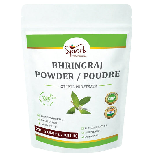 Spierb Bhringraj Powder - 250g - Front Pouch