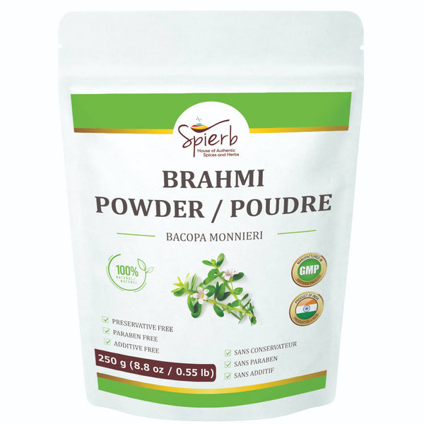 Spierb Brahmi Powder 250 g pouch, front