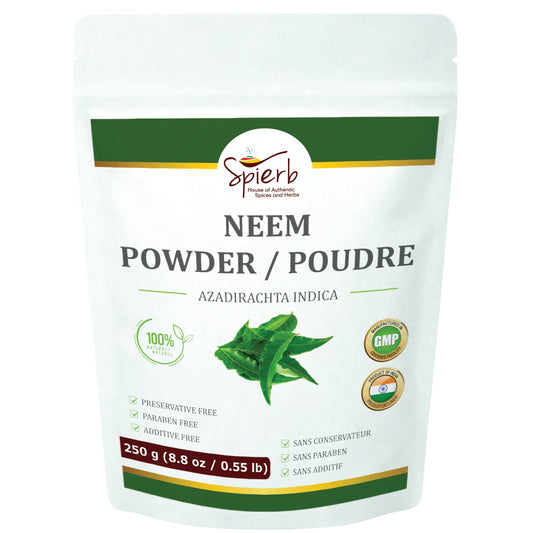 Spierb Neem Leaf Powder - 250g - Front Pouch