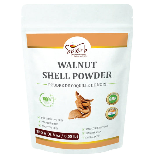 Spierb Walnut Shell Powder - 250g - Front Pouch