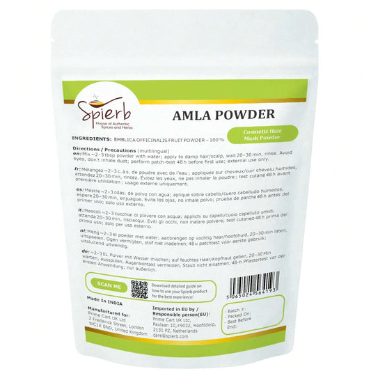 Spierb Amla Powder - 250g - Back Pouch