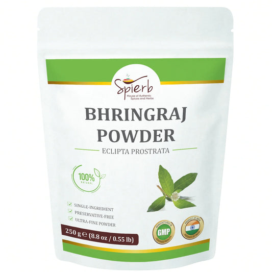Spierb Bhringraj Powder - 250g - Front Pouch