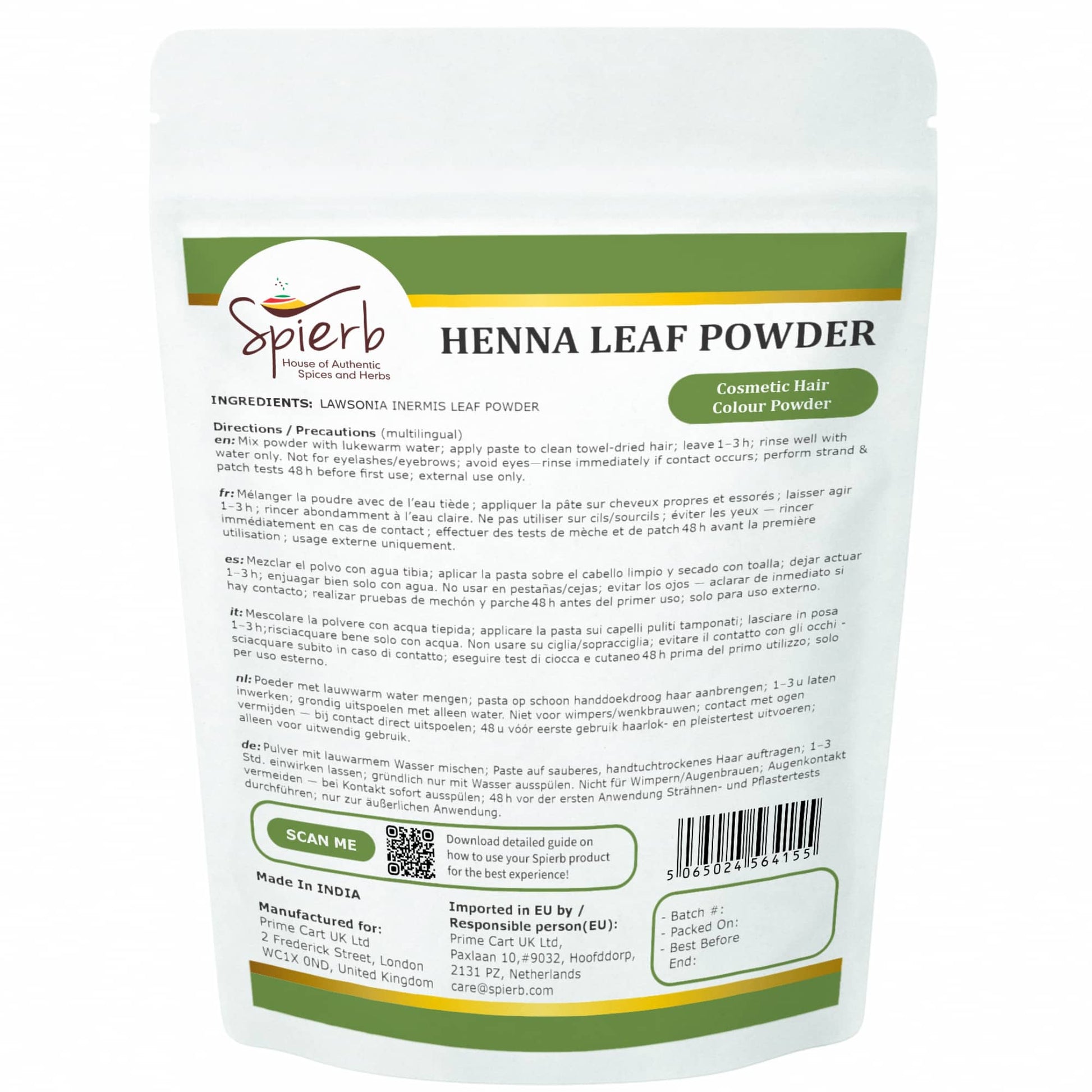 Spierb Henna Powder