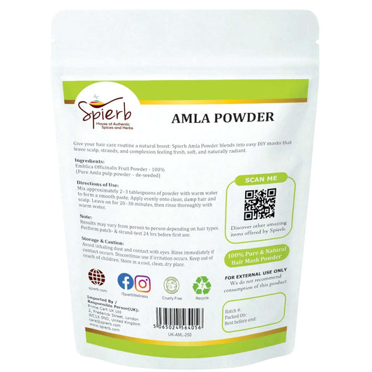 Spierb Amla Powder - 250g - Back Pouch