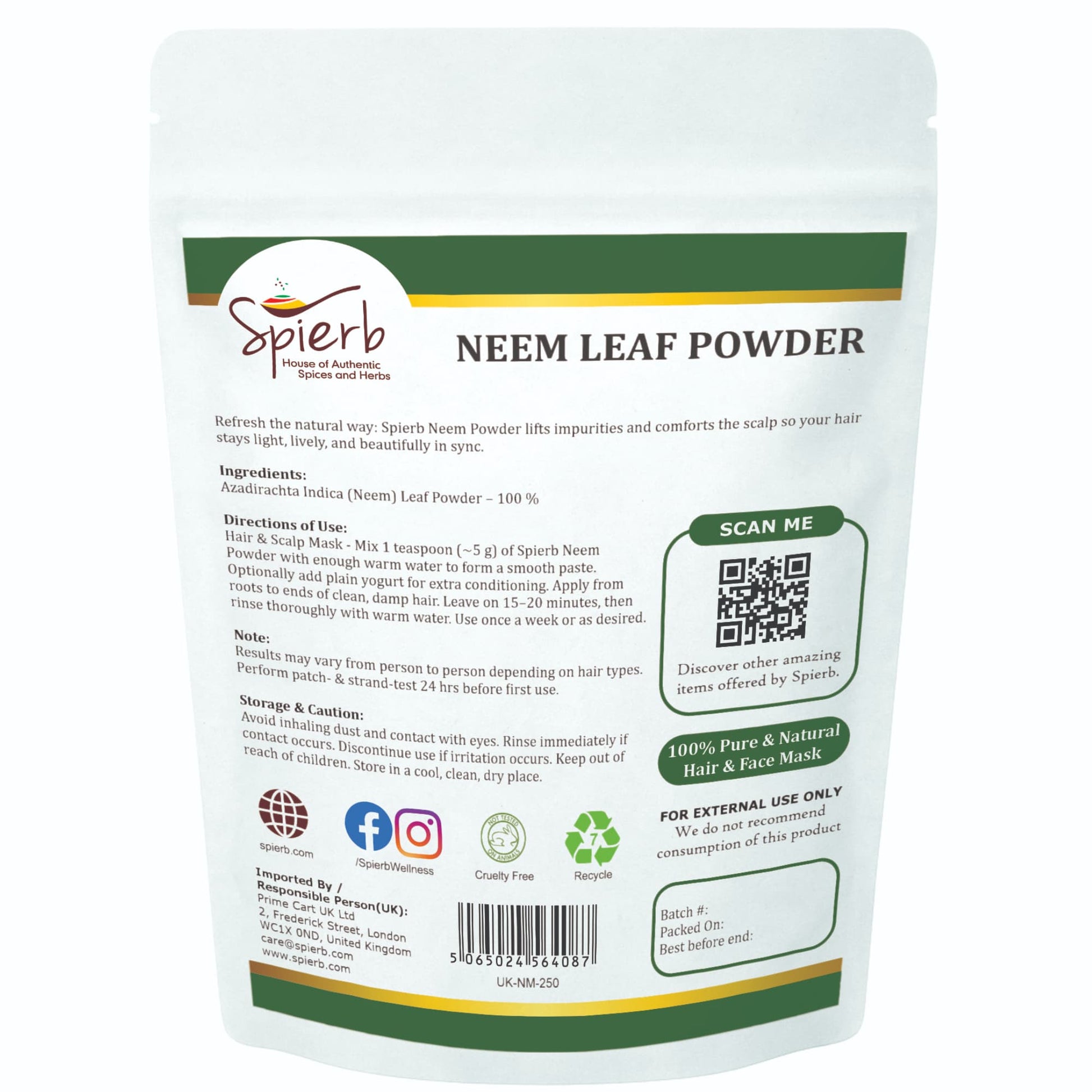 Spierb Neem Powder